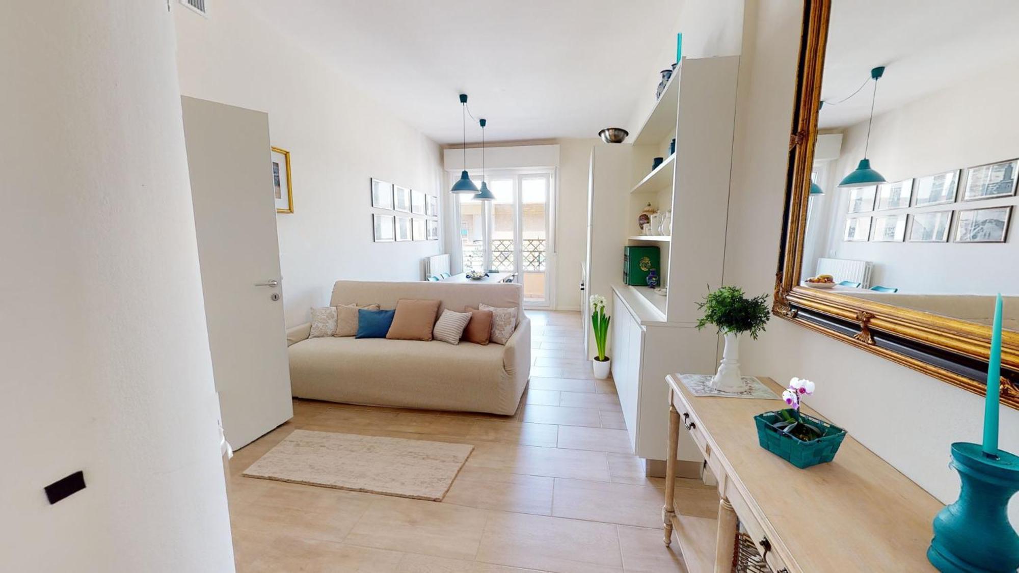 ペザロCasa Baia Flaminiaアパートメント エクステリア 写真